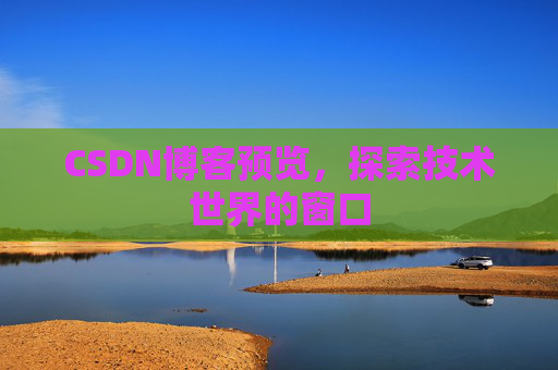 CSDN博客预览,探索技术世界的窗口